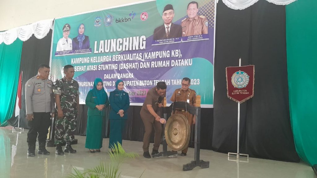 Turunkan Angka Stunting, Pemkab Buteng Launching Kampung Keluarga Berkualitas