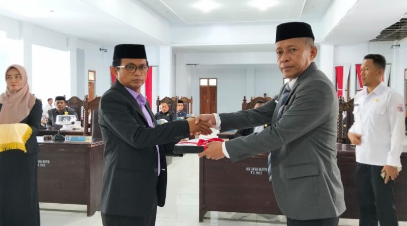 Bupati Butur Afirudin Mathara Serahkan RPJMD ke DPRD, Ingin Program Tak Sekadar Wacana