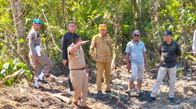 Bupati Buton Utara Tinjau Normalisasi Kali di Desa Morindino untuk Atasi Banjir Langganan