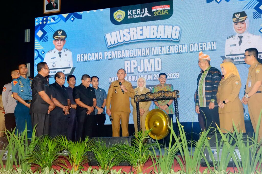 Walikota Baubau Yusran Fahim Buka RPJMD Baubau 2025-2029 Ingatkan Wajib Libatkan Semua Pemangku Kepentingan