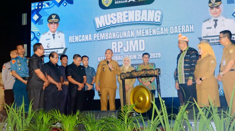 Walikota Baubau Yusran Fahim Buka RPJMD Baubau 2025-2029 Ingatkan Wajib Libatkan Semua Pemangku Kepentingan