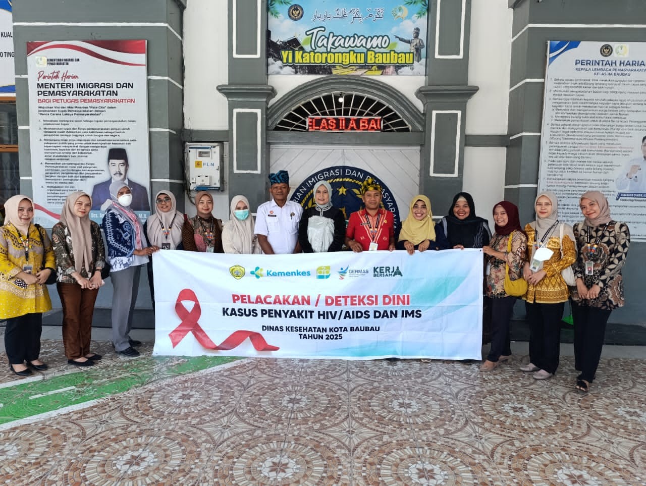 Tekan Penyebaran HAT, Dinkes Skrining Warga Binaan Lapas Baubau 4 Tekan Penyebaran HAT, Dinkes Skrining Warga Binaan Lapas Baubau