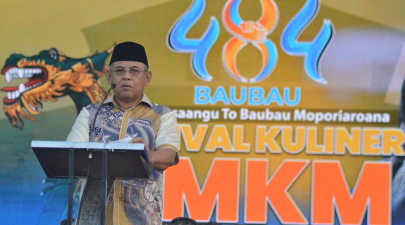 Buka Festival UMKM, Wali Kota Baubau H Yusran Fahim Titip Pesan Penting Untuk Tingkatkan Kualitas Produk