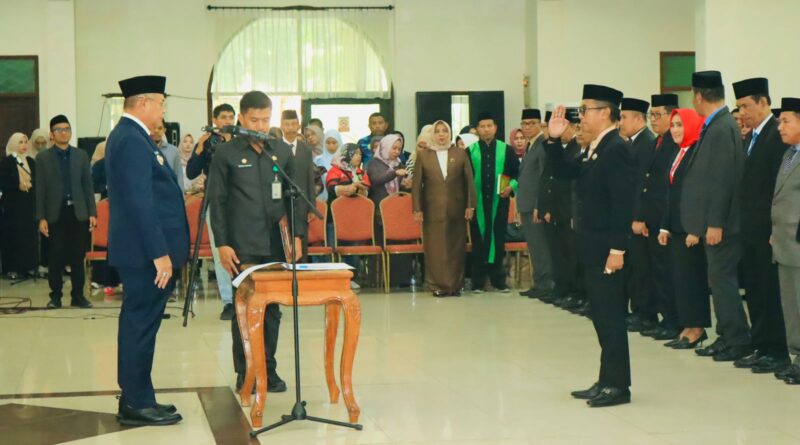 Yusran Fahim Lantik Pejabat Baru, Wali Kota Baubau: Hilangkan Ego Sektoral, Perkuat Kolaborasi