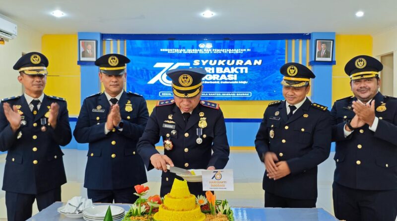 Imigrasi Baubau Teguhkan Komitmen Dorong Pelayanan Humanis dan Profesional Serta Momentum Evaluasi Kinerja di Hari Bakti ke-76