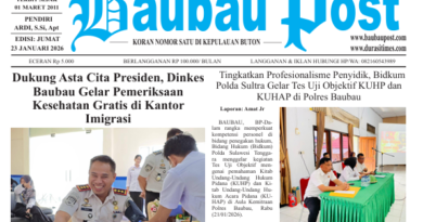 Koran Online Baubau Post Edisi 23 Januari 2026