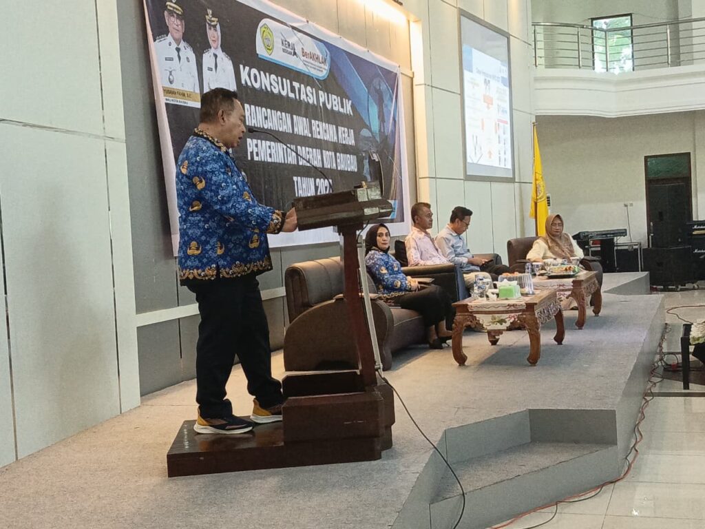 Wali Kota Baubau HYF Resmi Buka Konsultasi Publik Penyusunan RKPD 2027, Prioritaskan Kemiskinan dan Pelestarian Budaya