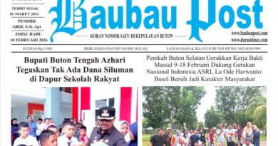 Koran Online Baubau Post Edisi 18 Februari 2026