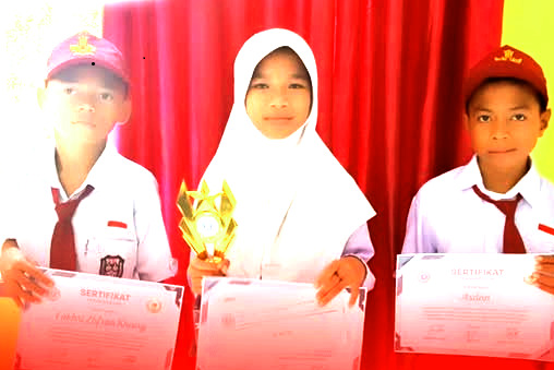 Prestasi Membanggakan, SDN 1 Lapandewa Kaindea Buton Selatan Sukses Tembus Tiga Besar LCT