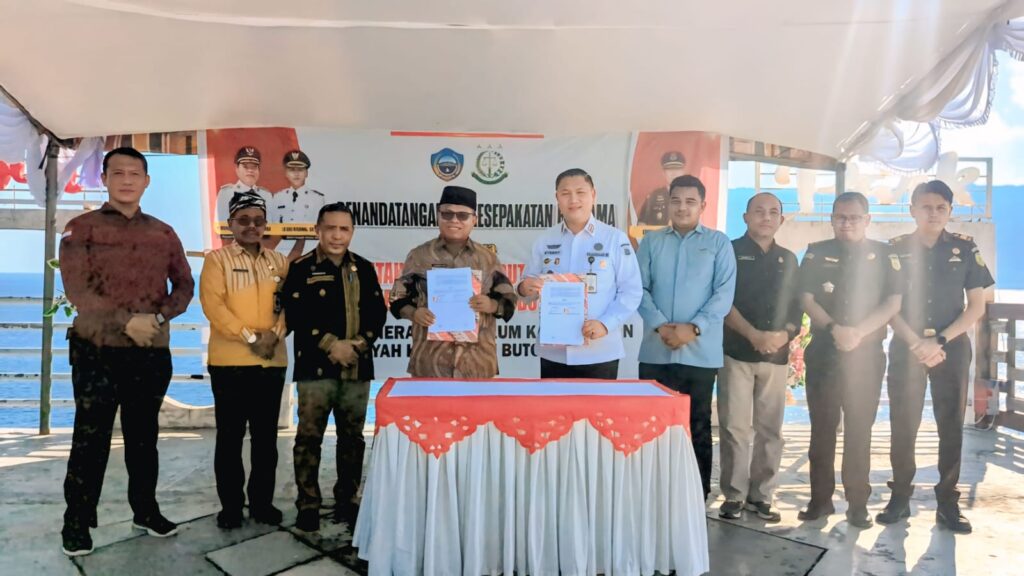 Tangani Perdata dan TUN, Pemkab Buton Selatan Gandeng Kejari Buton Teken MoU