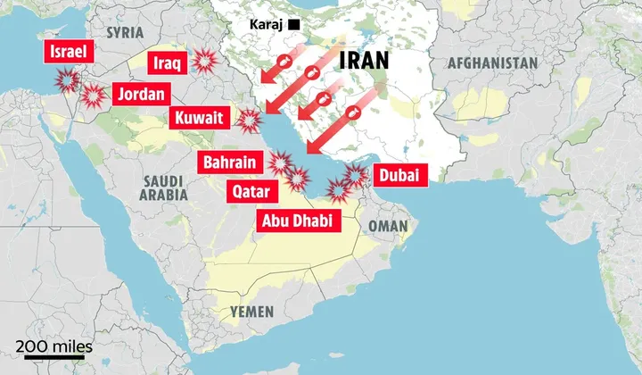 Iran Gempur Sejumlah Pangkalan AS di Teluk, Eskalasi Timur Tengah Memuncak, Berikut Daftarnya