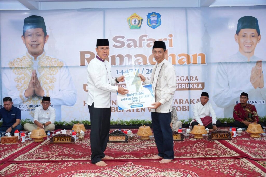 Gubernur Sultra ASR Ajak Warga Wakatobi Perkuat Nilai Sosial dan Kebersamaan