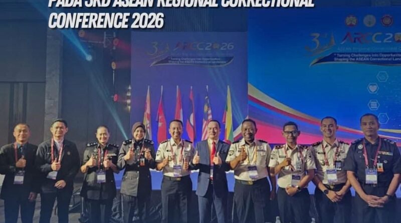 CHONBURI, DURASITIMES.COM– Indonesia mendorong transformasi sistem pemasyarakatan yang modern, profesional, dan humanis dalam 3rd ASEAN Regional Correctional Conference (ARCC) 2026 yang digelar di Amari Bangsaen, Chonburi, Thailand, pada 9–13 Maret 2026. Forum regional ini menjadi ruang strategis bagi negara-negara Asia Tenggara untuk memperkuat kerja sama serta berbagi praktik terbaik dalam pengelolaan lembaga pemasyarakatan. "Delegasi RI Suarakan Sistem Pemasyarakatan Humanis di ARCC 2026 Thailand,"