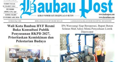Koran Online Baubau Post Edisi 25 Februari 2026