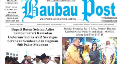 Koran Online Baubau Post Edisi 11 Maret 2026