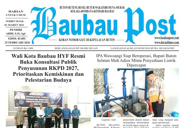 Koran Online Baubau Post Edisi 25 Februari 2026