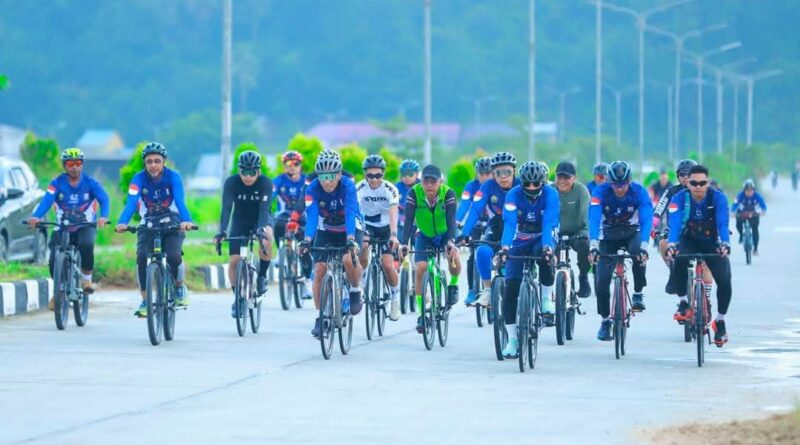 Gowes Massal Sultra Perkuat Sinergi dan Dorong Ekonomi Wisata, Bupati Buton Selatan Muhammad Adios Nilai Berdampak Pada Daerah