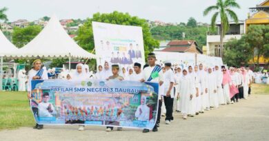 Ribuan Kafilah Ramaikan Pembukaan MTQ XIV Baubau di Lembah Hijau