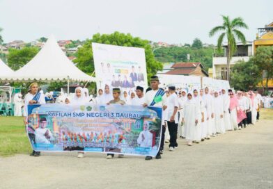 Ribuan Kafilah Ramaikan Pembukaan MTQ XIV Baubau di Lembah Hijau