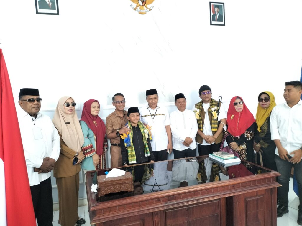 Disambut Meriah, Qori Cilik Internasional Zian Fahrezi Suntik Semangat MTQ Baubau