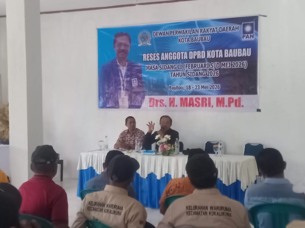 Reses DPRD Baubau H Masri Janji Kawal Aspirasi Warga Kokalukuna Untuk Perbaikan Infrastruktur dan Validitas Data Bansos 2 Reses DPRD Baubau H Masri Janii Kawal Aspirasi Warga Kokalukuna Untuk Perbaikan Infrastruktur dan Validitas Data Bansos