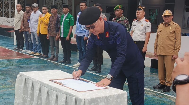 Lapas Kelas IIA Baubau Gelar Ikrar Bersih Narkoba dan Handphone Ilegal