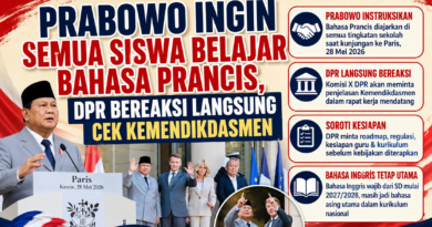 DPR Pertanyakan Wacana Bahasa Prancis di Sekolah yang Diusulkan Prabowo