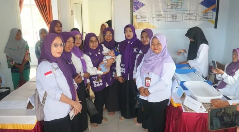 Ketua TP Posyandu 6 SPM Buton Selatan Tinjau Layanan Terpadu di Sejumlah Desa