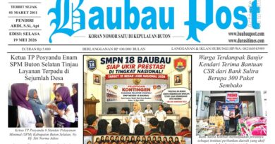 Koran Online Baubau Post Edisi 19 Mei 2026