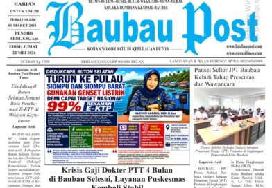 Koran Online Baubau Post Edisi 22 Mei 2026