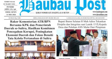Koran Online Baubau Post Edisi 11 Mei 2026