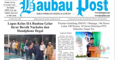 Koran Online Baubau Post Edisi 12 Mei 2026
