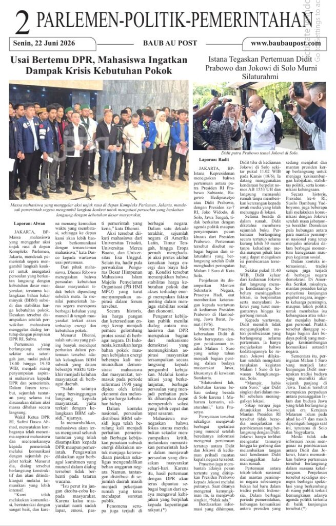 Koran Online Baubau Post Edisi 22 Juni 2026 3 02 10