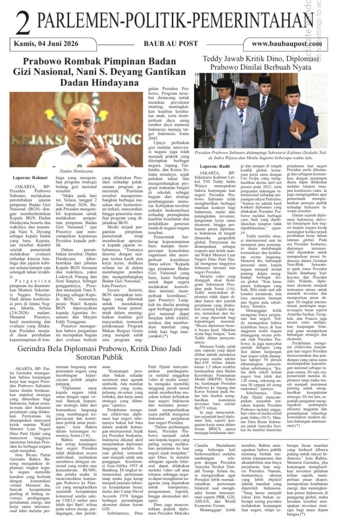 Koran Online Baubau Post Edisi 04 Juni 2026 3 02 2