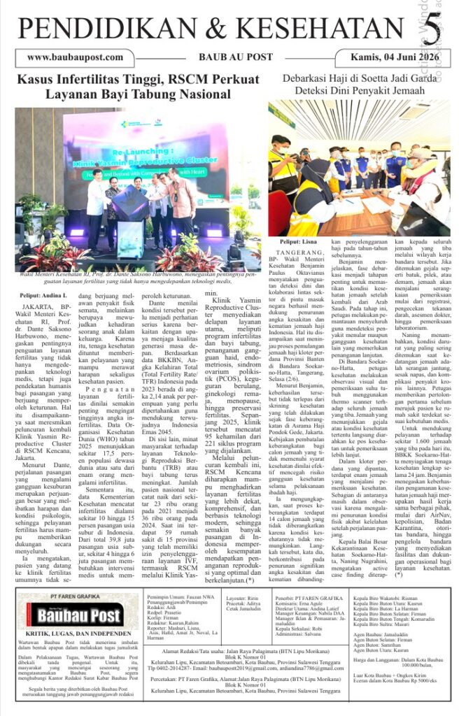 Koran Online Baubau Post Edisi 04 Juni 2026 6 05 2
