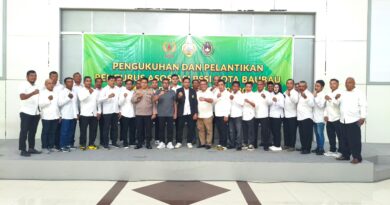ASKOT PSSI Baubau Periode 2026-2030 Dinahkodai Badaruddin Resmi Dikukuhkan, Pemkot Baubau Dorong Fokus Cetak Talenta Muda untuk Bangkitkan Prestasi Daerah