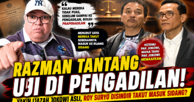 Razman Dorong Polemik Ijazah Jokowi Diselesaikan Melalui Pengadilan