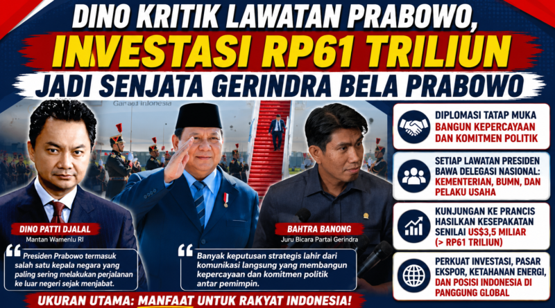 Gerindra Tegaskan Hasil Diplomasi Prabowo Lebih Penting dari Frekuensi Lawatan
