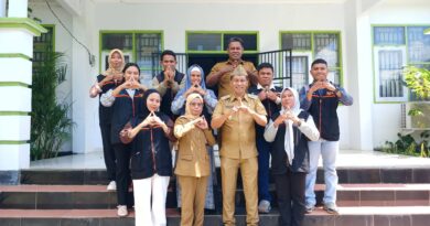 Camat Bungi Hasrun Tekankan Koordinasi Saat Lepas Petugas SE2026