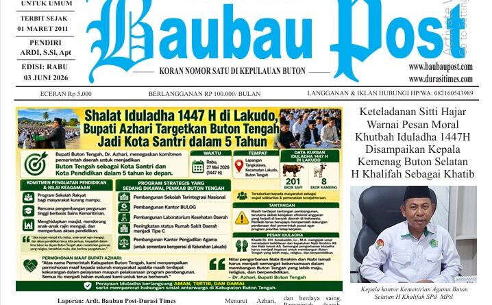 Koran Online Baubau Post Edisi 03 Juni 2026