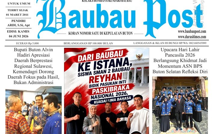 Koran Online Baubau Post Edisi 04 Juni 2026