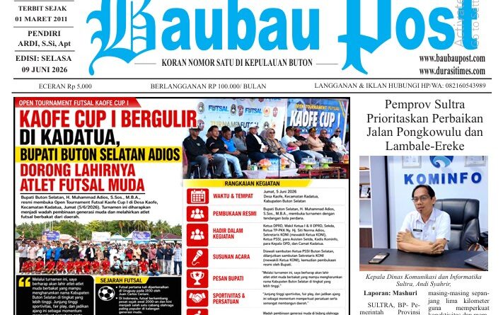 Koran Online Baubau Post Edisi 09 Juni 2026