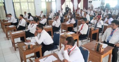 Sekda Buton Selatan La Ode Harwanto Buka Ujian Makalah dan Wawancara Seleksi Terbuka JPT Pratama