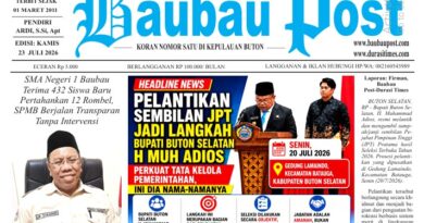 Koran Online Baubau Post Edisi 23 Juli 2026