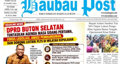 Koran Online Baubau Post Edisi 16 Juli 2026