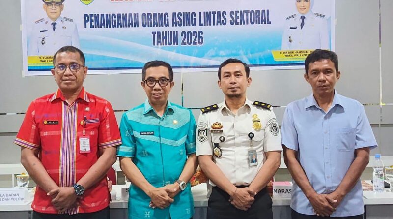 572 WNA Berada di Baubau, Kantor Imigrasi Perkuat Pengawasan Bersama Lintas Instansi