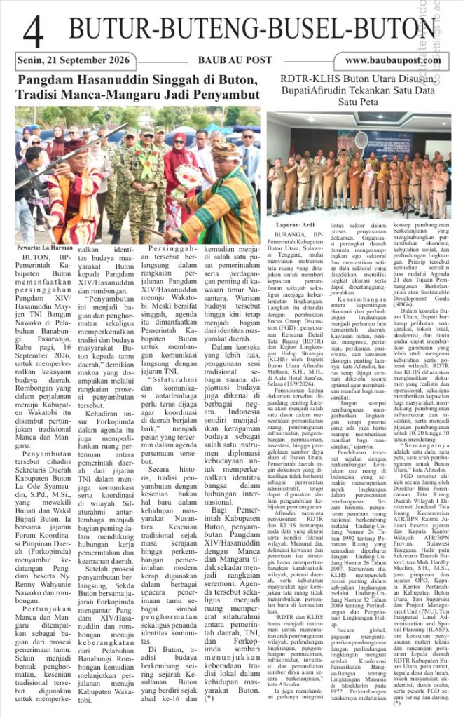 Koran Online Baubau Post Edisi 21 September 2026 5 04 4