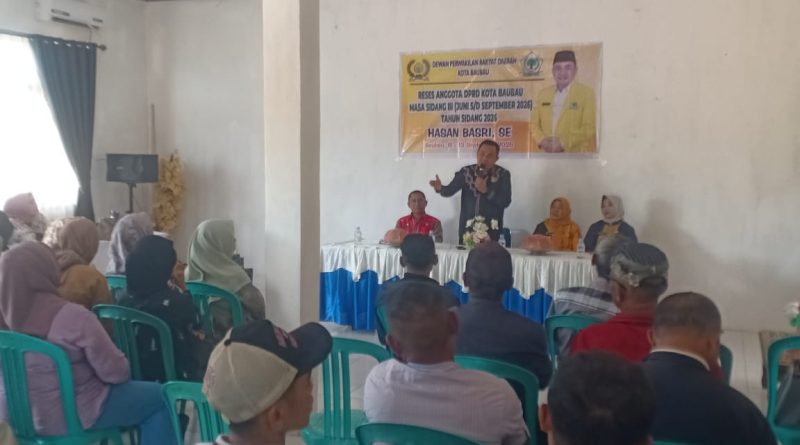 Desil Bansos Berubah, Reses Anggota DPRD Baubau Hasan Basri Pertanyakan Indikator Data Penerima Bantuan