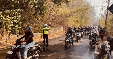 Tiga Titik Api Membara Lagi di Bukit Wantiro,Tim Gabungan Bergerak Hadapi Tebing, Polisi Imbau Warga Waspadai Musim Kemarau