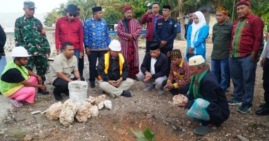 Bupati Buton Selatan H Muh Adios Letakkan Batu Pertama KNMP di Tiga Desa Buton Selatan, Rantai Ekonomi Nelayan Diperkuat